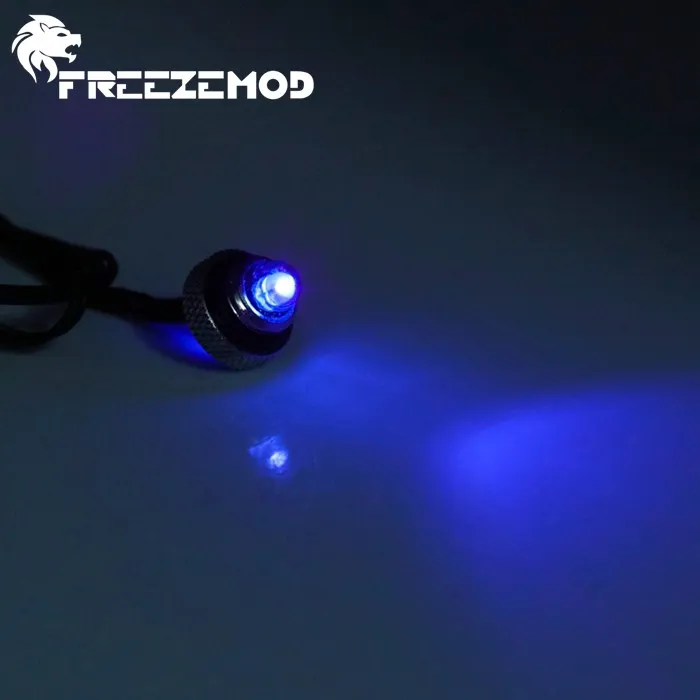 Freeze Mod 12V светодиодный резервуар для воды освещение герметизация заглушка резьба G1/4 ''для водяного охлаждения ландшафтного дизайна. DT-LED