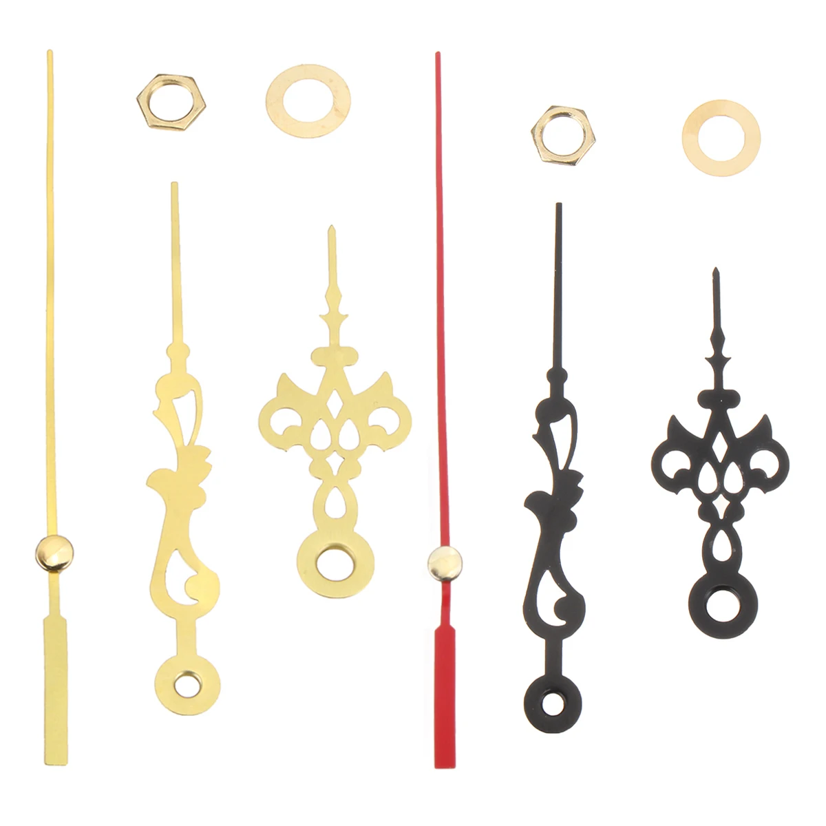 

Quartz Clock Movement Mechanism Gold Hands Parts Hands DIY Replace Repair Wall Clock Parts Kit