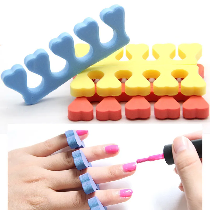 

10Pcs Nail Manicure Tools Sponge Toe Separator Foam Toes Separators Pedicure Nail Art Instruments Corrector Tool FOONBE Brand