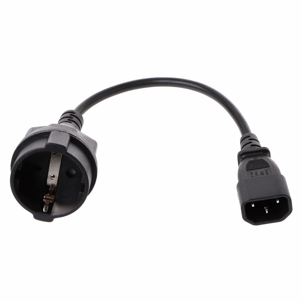 

PDU Power Lead IEC 320 C14 European Female Schuko Socket Adapter Extension Cable