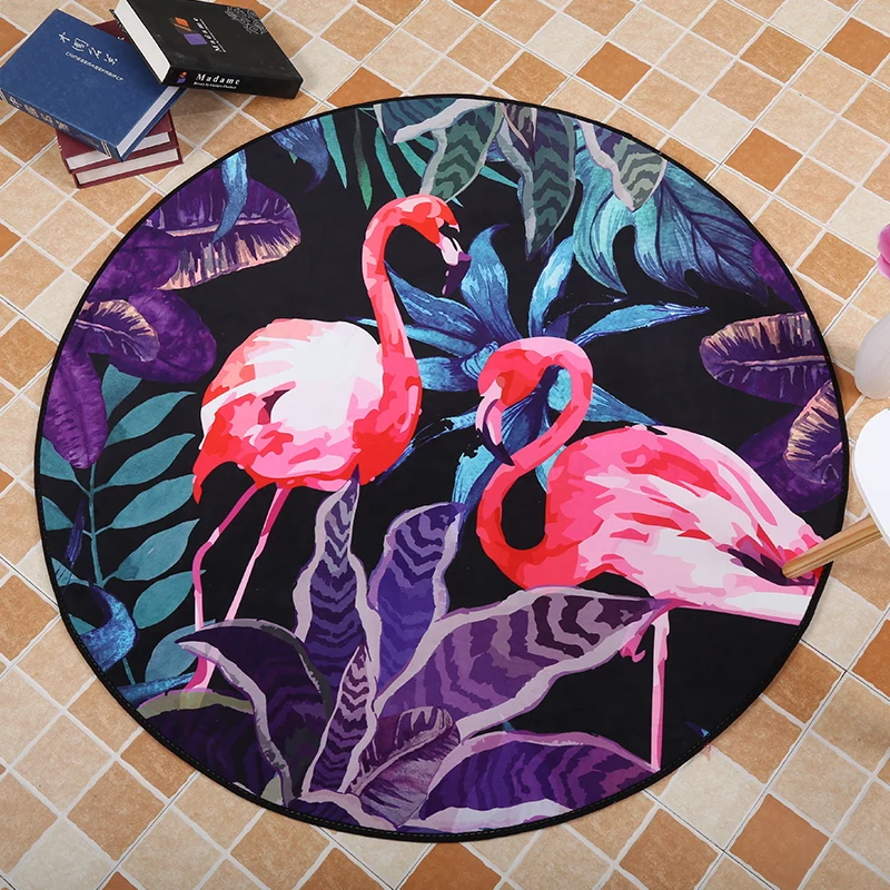 

2018 High Quality Acrylic Captain Round Rugs Living Room Doormat Cartoon Carpets Door Floor Mat for Bedroom Carpet Kids