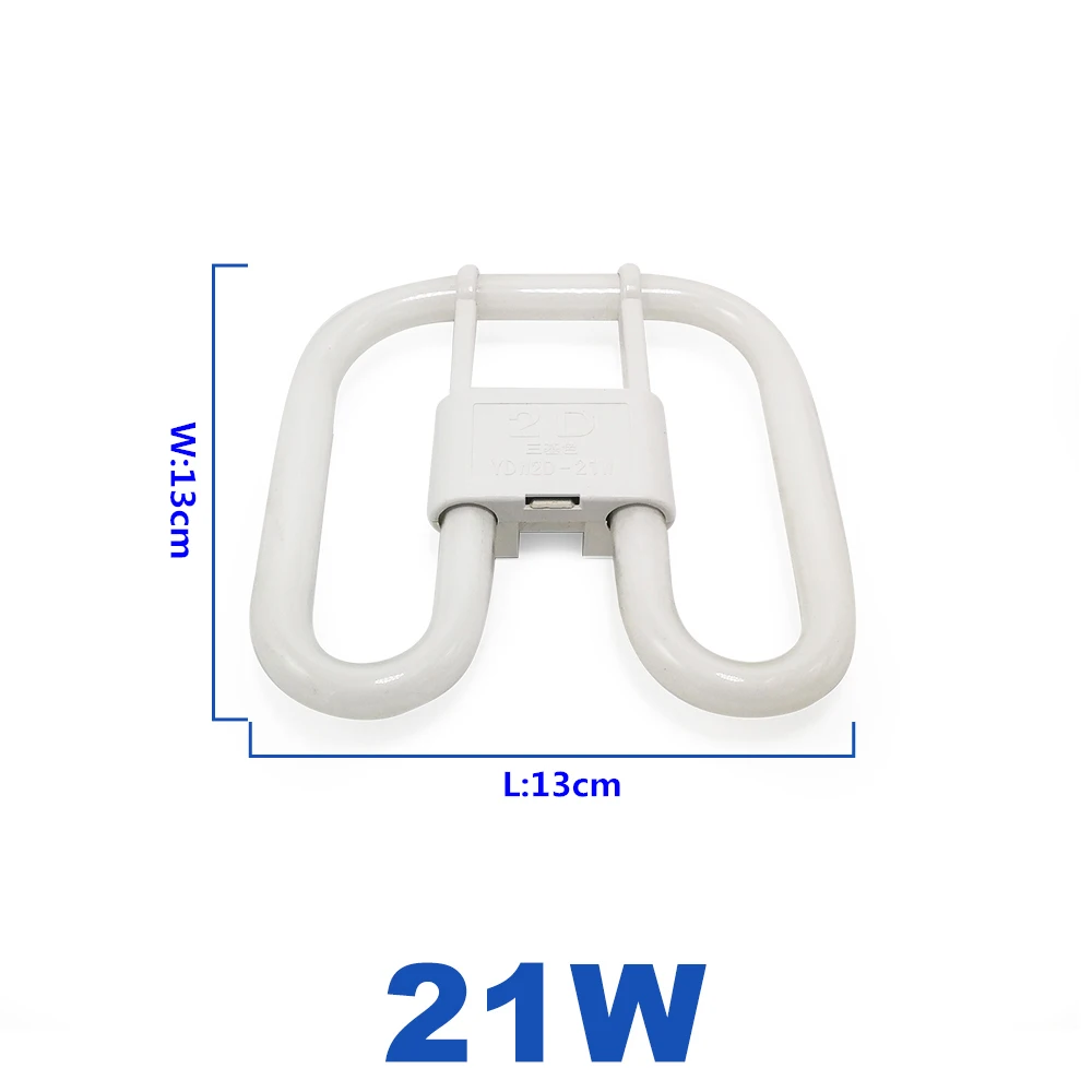 2D Butterfly CFL Light Bulb - 16W, 28W, 38W, Warm White 3500K, 4-Pin GR10q Base