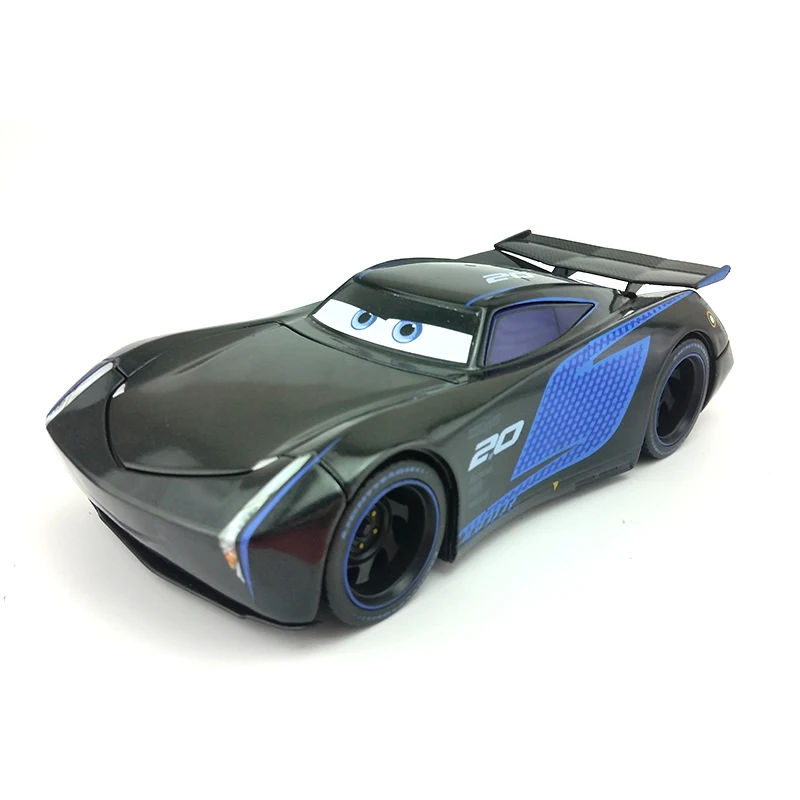 Disney Pixar Cars 3 Large No.95 Lightning McQueen Cruz Ramirez Jackson Storm Metal Diecast Toy Car 1:24 свободная брендовая