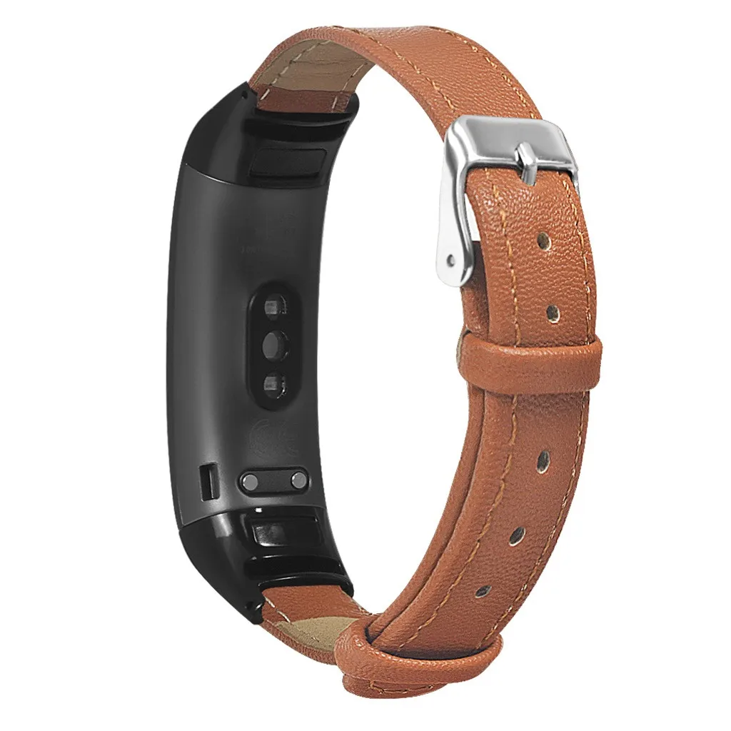 Ouhaobin ремешок для часов из волокнистой кожи для huawei Band 3/3 Pro Кожаный ремешок на запястье замена для оригинального huawei Band 3/3Pro 530#2