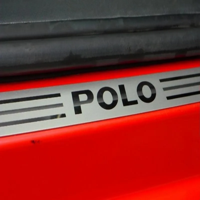 Car-Styling-For-VW-Volkswagen-Polo-2011-2016-Slim-Door-Sill-Pedal-Door-Sill-Scuff-Plate