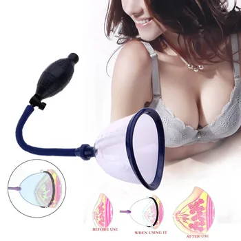 

HEYME Women Breast Massage Pump Enlargement Female Breast Cup Manual Enhancer Massager Inflatable Vacuum Pump Suction Enlarger