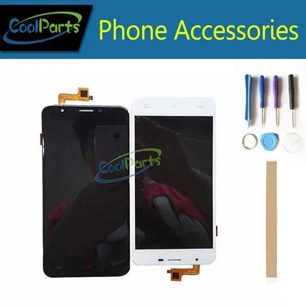 

1PC/Lot Original Quality 5.5'' For BQ BQS 5505 BQS-5505 LCD Display Screen+Touch Screen Assembly White Black Color+Tape&Tool