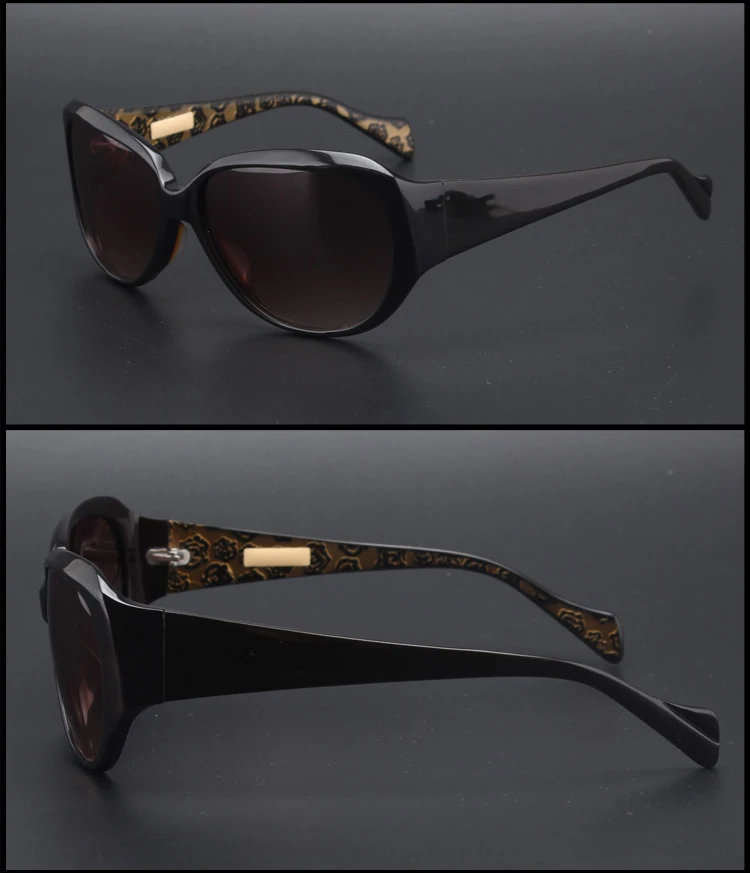 Модные женские туфли Солнцезащитные очки для женщин с хорошее качество ручной ацетат Защита от солнца Очки b9235