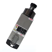 3HP 2.2KW 18000 об/мин ER25 квадратный деревообрабатывающий AC мотор шпинделя 4 керамические шаровые подшипники 93*82 380 V 5.5A 300 Гц с воздушным охлаждением Фрезерный станок с ЧПУ