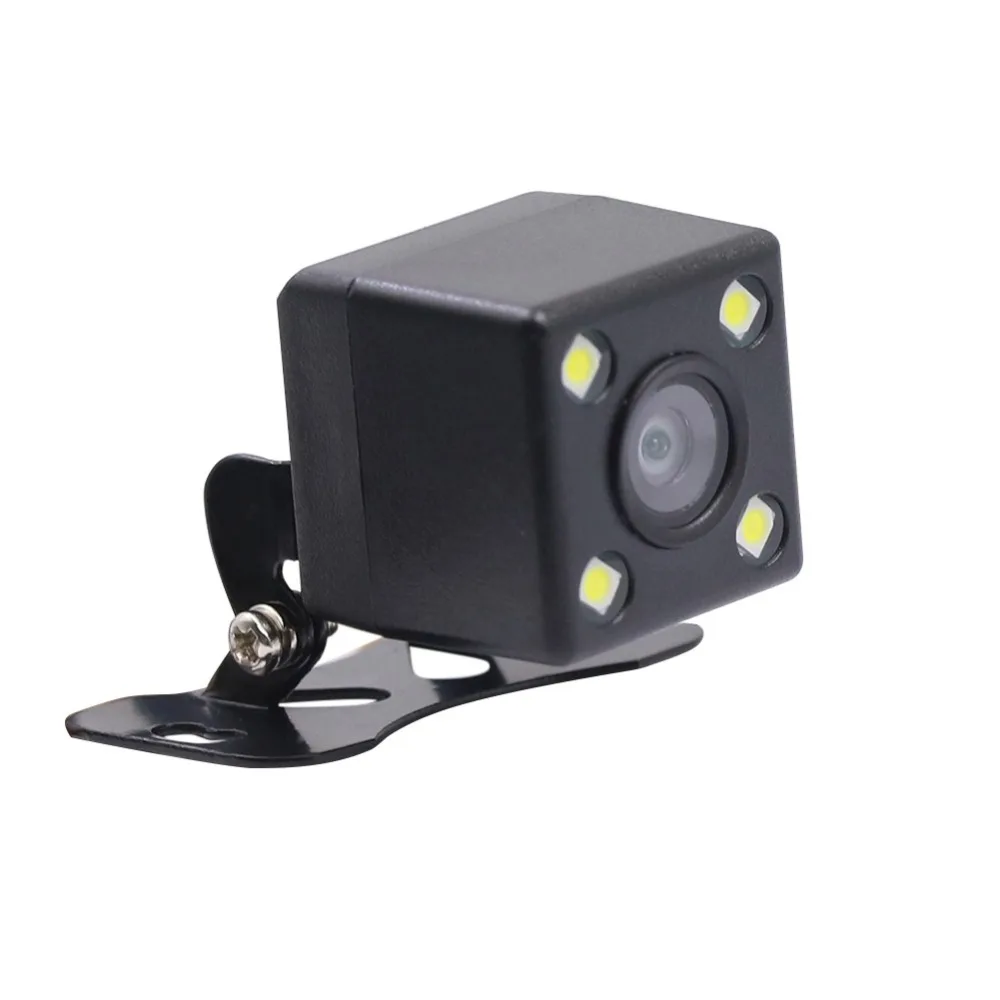 Камера заднего вида для автомобиля, 4 светодиода, ночное видение, запасная парковочная камера, Achteruitrij, водонепроницаемая камера заднего вида