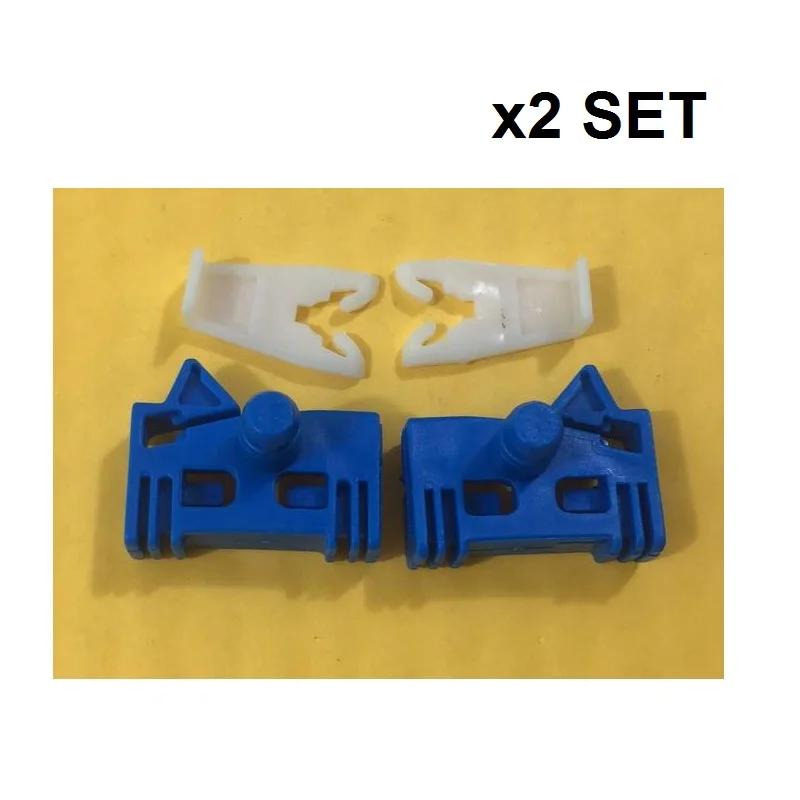 

x2 SET CLIPS FOR RENAULT LAGUNA II 2 Window Regulator Repair Kit Clip Front Left/Right 2001-2007 NEW