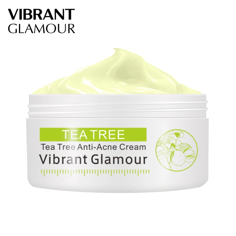 Крем для лица от акне Tea Tree крем шрамов сужает поры устраняет ухода за кожей