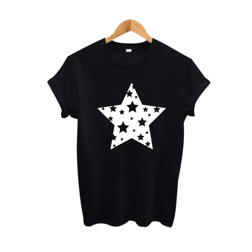 Stars T shirt Woman Pretty Cool Funny Graphic Tees Women Tumblr Saying