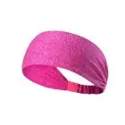Бандо cheveux femme тюрбан с узлом головная повязка широкая эластичная повязка на голову feminino спортивные повязки на голову для йоги аксессуары для волос - Цвет: Hot Pink