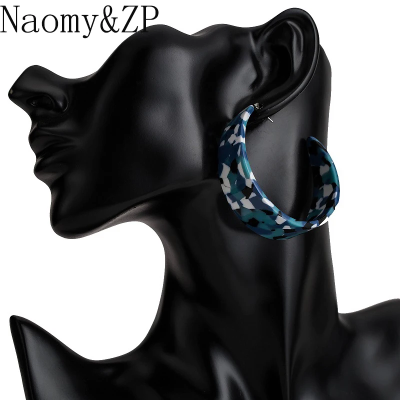 Акриловые богемные серьги Naomy &amp ZP для женщин Винтажные висячие в стиле панк