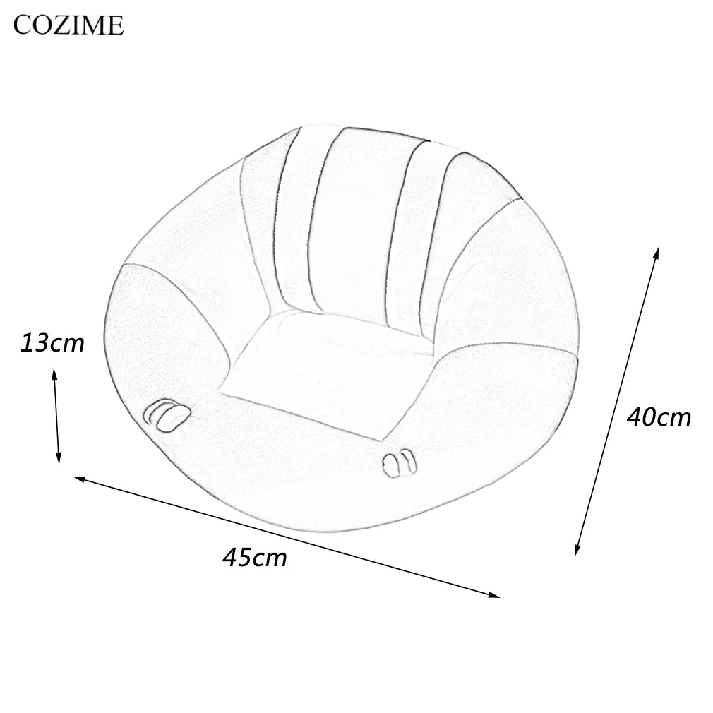 COZIME надувное кресло для новорожденных, детское кресло для младенцев, обеденный диван для обеда, удобные хлопковые плюшевые ножки для кормления, портативное