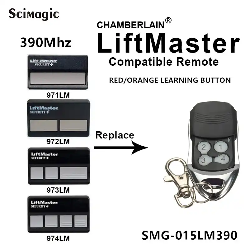 971lm 972lm 973lm 974lm Liftmaster Replacement Mini Keychain