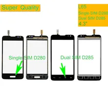 10Pcs/lot For LG L65 Single D280 D280N Dual SIM D285 Touch Screen Touch Panel Sensor Digitizer Front Glass Outer Touchscreen 10Pcs/lot For LG L65 Single D280 D280N Dual SIM D285 Touch Screen Touch Panel Sensor Digitizer Front Glass Outer Touchscreen