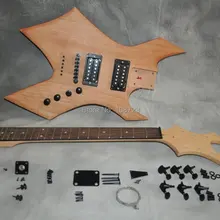 DIY электрогитара набор корпус из красного дерева клен шеи палисандр гриф