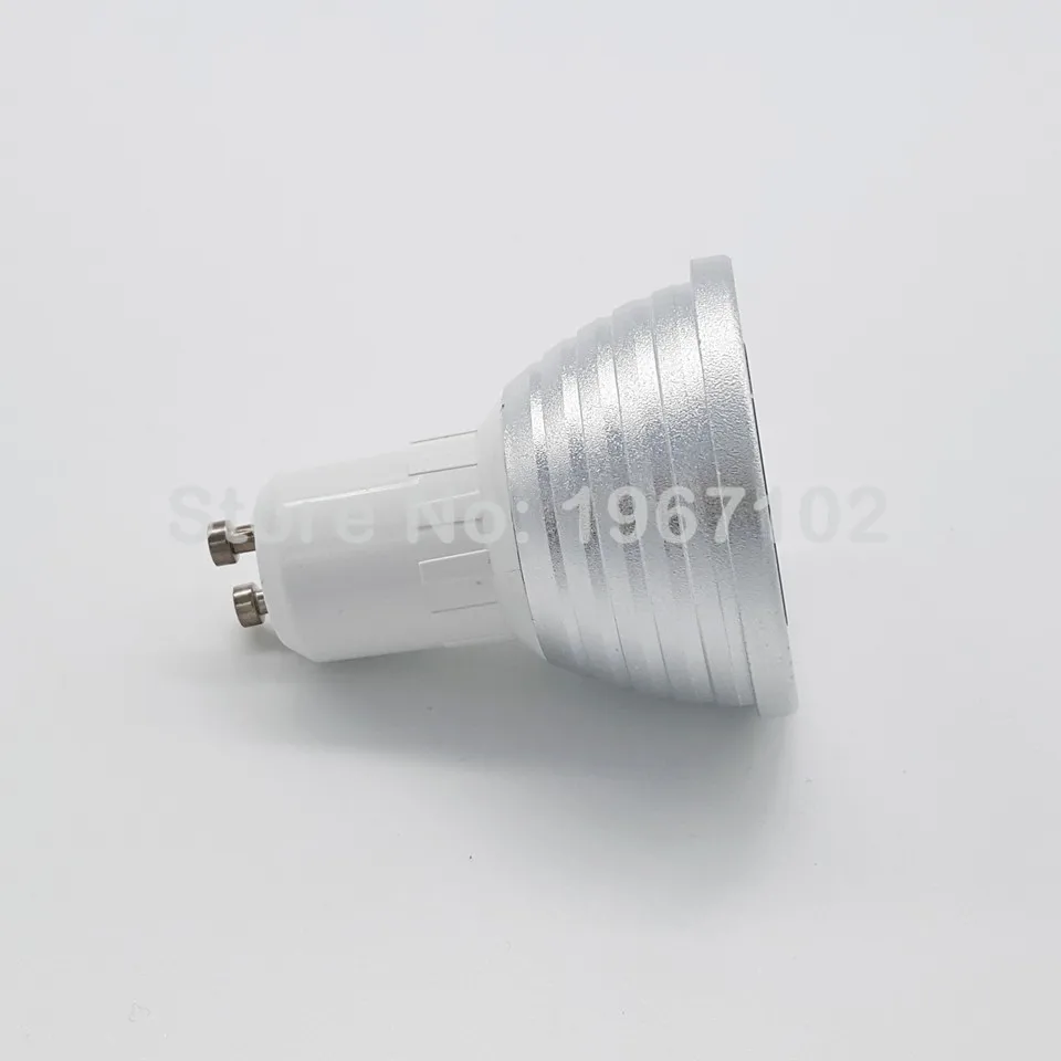 10 шт. RGB 16 Цвет 5 Вт GU10 AC85-265V Светодиодный прожектор лампы свет светодиодный светильник с 24key ИК пульт дистанционного управления светодиодный блистерная упаковка