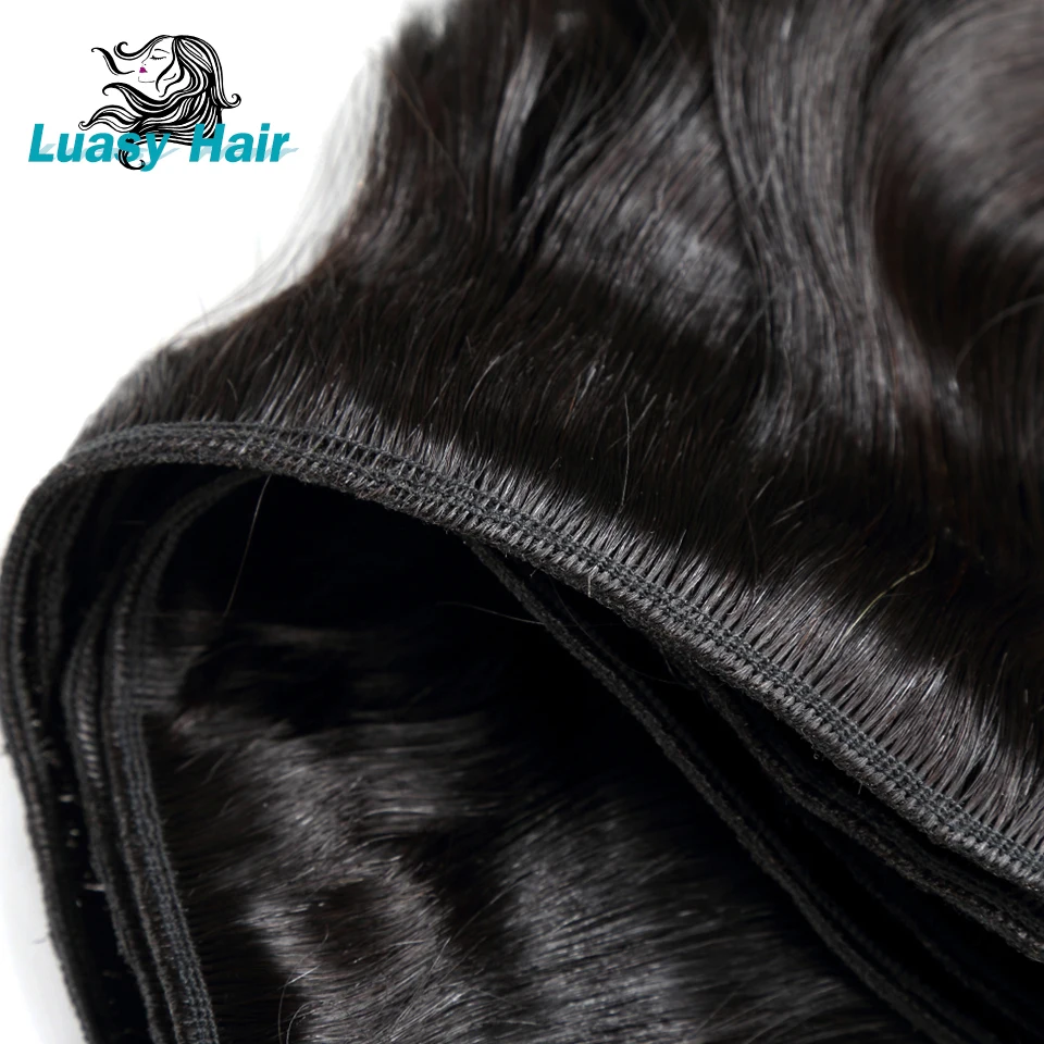 Luasy Hair Body Wave Brazilian Hair Weave Bundles 8-28inch Virgin Hair 1/3/4 Bundles Deals Human Hair Weave Extensions