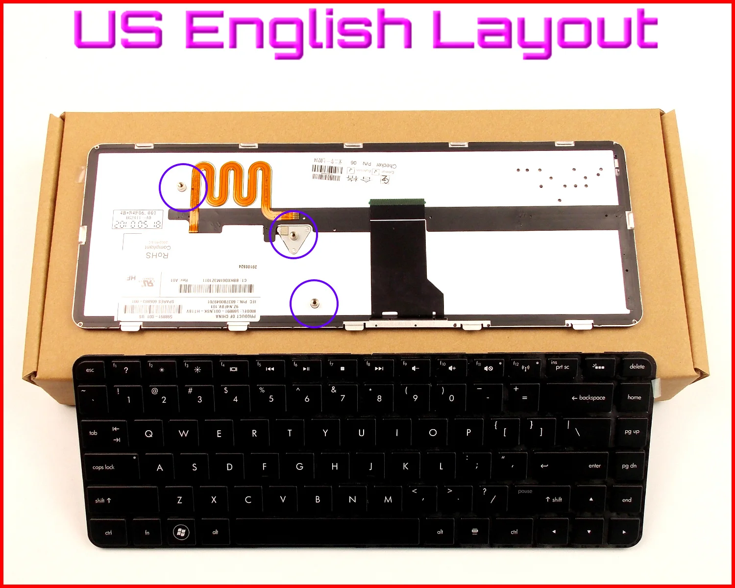 Новая клавиатура США английская версия для HP Pavilion DM4T-1200 DM4-1162US XH124UA DM4T-1000 DV5-2050CA