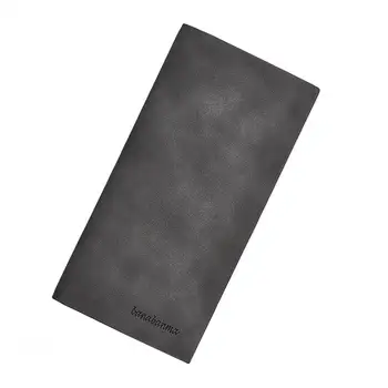 

PinShang Men's Vintage PU Leather Long Bifold Wallet Male Card Holder Clutch Purse Wallets and Purses ZK25