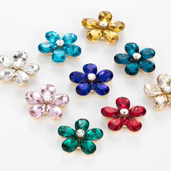 

Alloy Metal Phone Case Rhinestone Accessories Decoration Sew on Crystals for Craft Point Back Sewing diy Assemble Clothes Beads