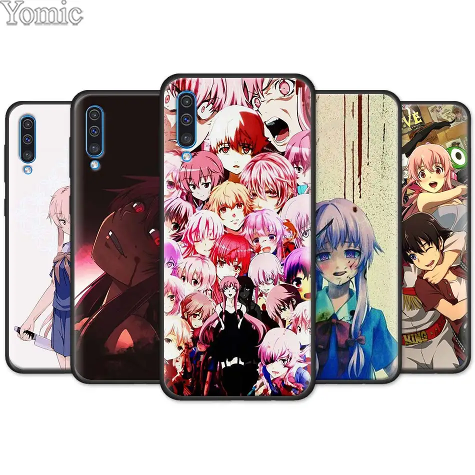 

Anime Future diary Mirai Nikki Black Soft Case for Samsung Galaxy A50 A70 A40 A10 A20 A30 A60 M10 M20 M30 Silicone Case Cover