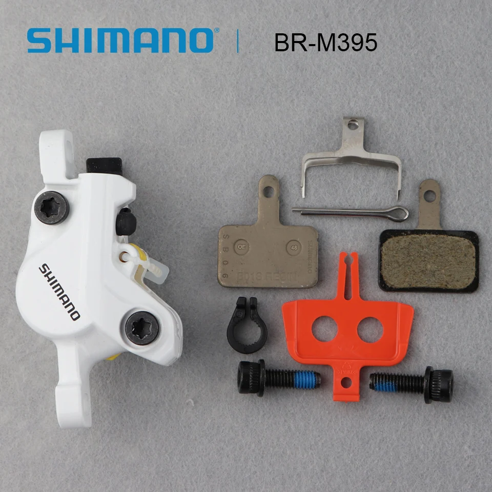 SHIMANO BR M395 гидравлический дисковый тормозной суппорт с B01S тормозные колодки SHIMANO Аутентичные лицензированные аксессуары для горного велосипеда