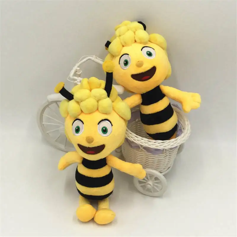 

25cm Cartoon Kawaill Bee Girl Plush Toys Soft Stuffed Plush Animals Honeybee Cute Dolls Anime Figure For Kids Birthday Gifts