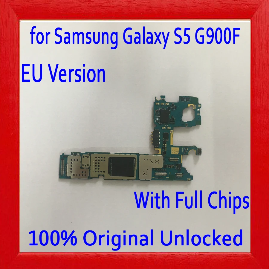 16 Гб для Samsung Galaxy S5 G900F материнская плата с чипами оригинальная разблокированная