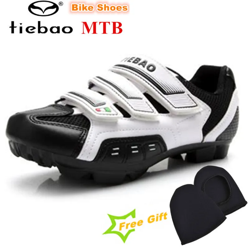 Tiebao велосипедная обувь sapatilha ciclismo MTB zapatillas deportivas mujer Спортивная мужская обувь для горного велосипеда - Цвет: shoes add cover