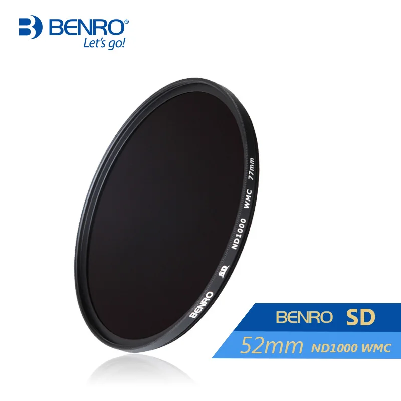 

Benro 52mm ND1000 Filter SD ND1000 WMC Waterproof Anti-oil Anti-scratch Neutral Density Filters,Free shipping,EU tariff-free
