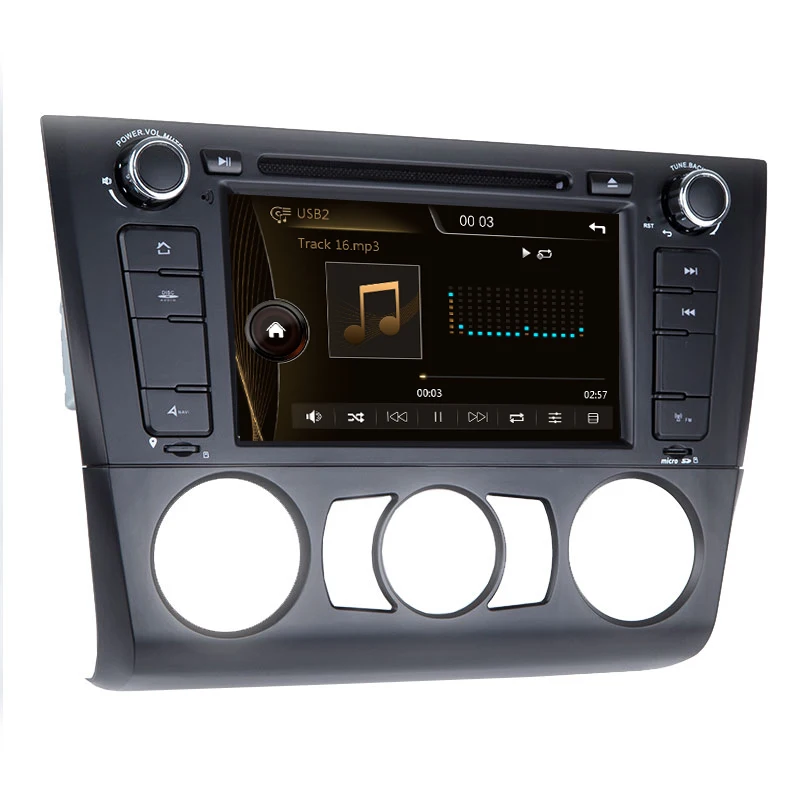 Sale 1din AutoRadio Car GPS Navigation DVD Headunit For BMW 1 Series E81 E82 E87 E88 116i 118i Car Stereo Unit auto multimedia Player 2