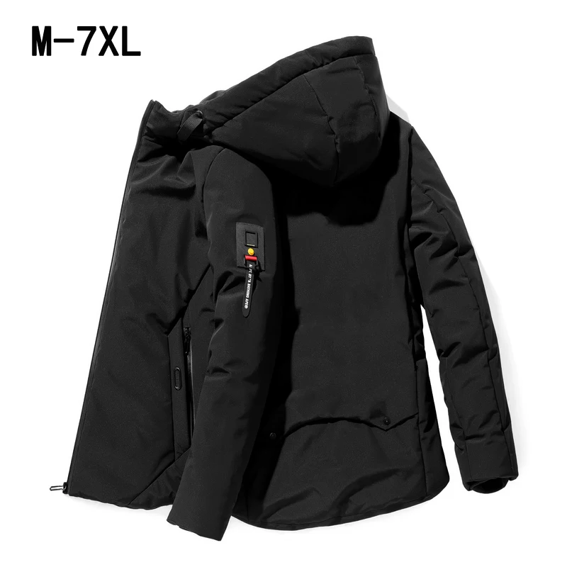 

Winter Jacket Men Coats 2018 New Slim Fit Stand Collar Cotton-Padded Brand Fashion Parkas Coats Jackets Outerwear M-7XL