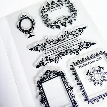 

Hot sale Bud silk pattern Transparent Clear Stamps / Silicone Seals Roller Stamp for DIY scrapbooking photo album/Card Making