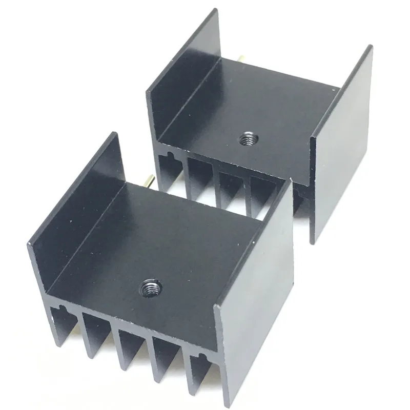 Free Shipping Wholesale 100PCS Transistor heatsink aluminum radiator 25X30X25MM Diode heat spreader 1