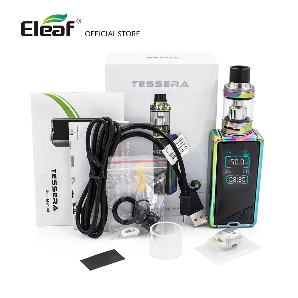 Оригинальная электронная сигарета Eleaf TESSERA с комплектом ELLO TS со встроенным