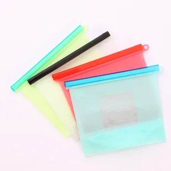 

Aprince Silicone Fresh-Keeping Bag Vacuum Food Packaging Ziplock Bag Broth Frozen Food Storage Fresh-Keeping Bag