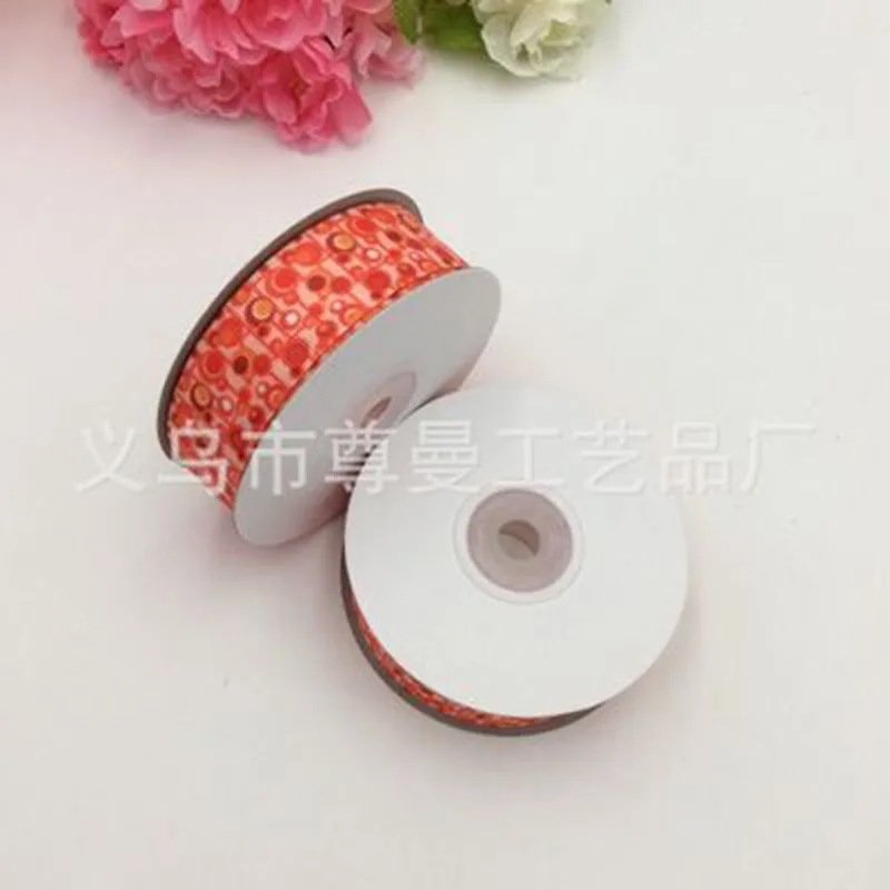 

DIY Decorative Material Ribbon Digital Printing Ribbon Hot Sublimation Line Belt Webbing Global Pattern Crafts Bag Sideband