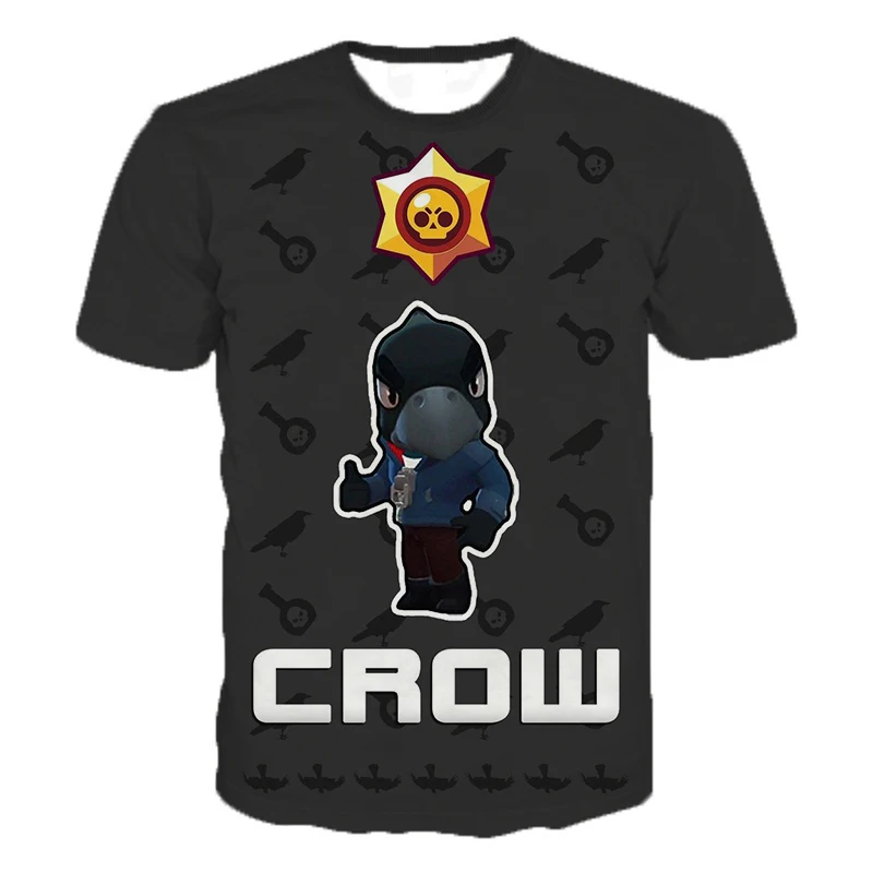 

Game Brawl Stars Funny 3D Printed T Shirts Spring Tops Summer Tees Men/Women Short Sleeve Cool Personaity Printing T Shirts