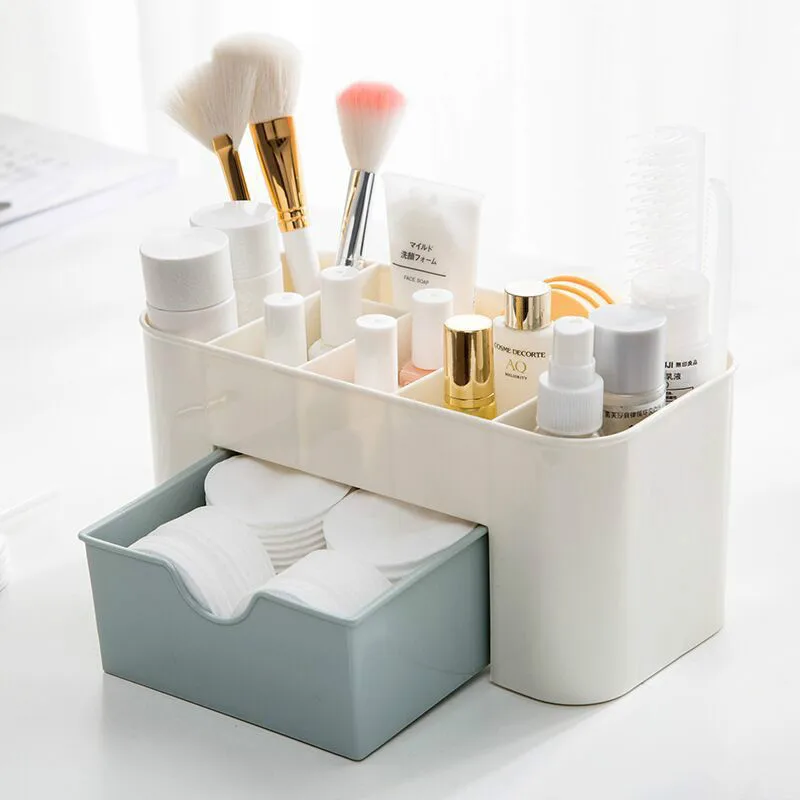  Cosmetics organizer plastic cosmetic box with small drawer receipt box household multi-purpose jewe