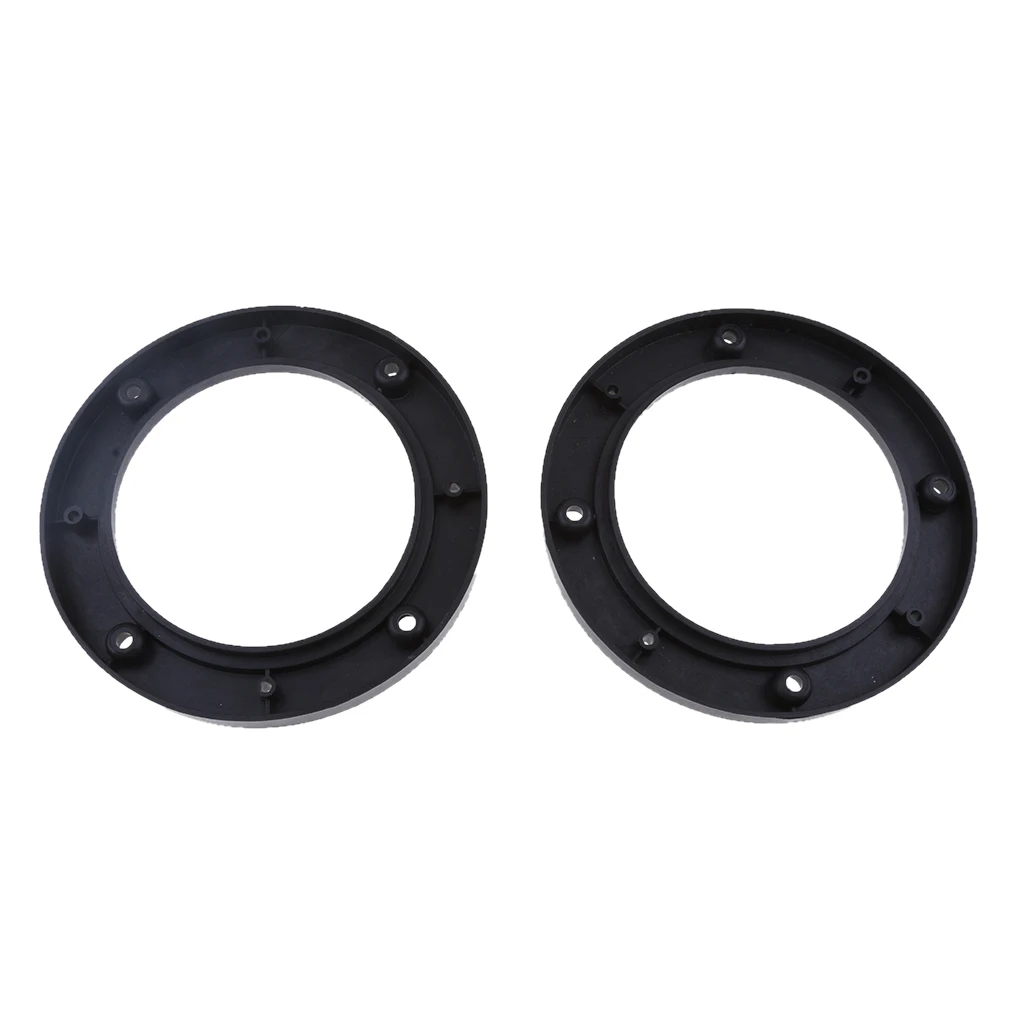 2pcs Universal Black 4inch Car Stereo Audio Speaker Mounting Spacer Rings Adaptor
