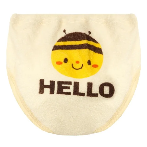 Махровые Мягкие Детские тренировочные штаны для маленьких мальчиков и девочек, подгузники, многоразовые тканевые подгузники, непромокаемые моющиеся детские трусики - Цвет: Bee