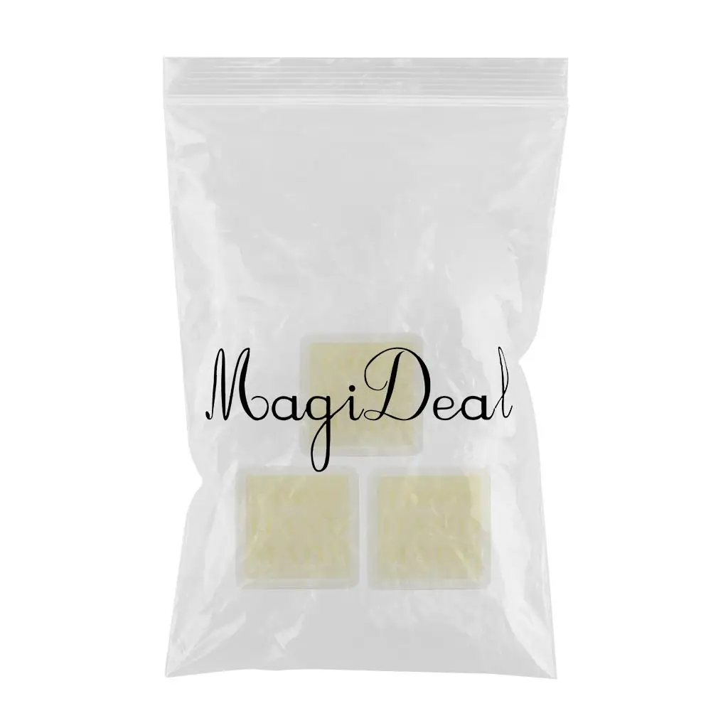 Pack 3 Pieces 126g Natural White Beeswax Wax Block Jewelry Wood Furniture Floor Stamp Polishing Wax Home Cleaning Wax