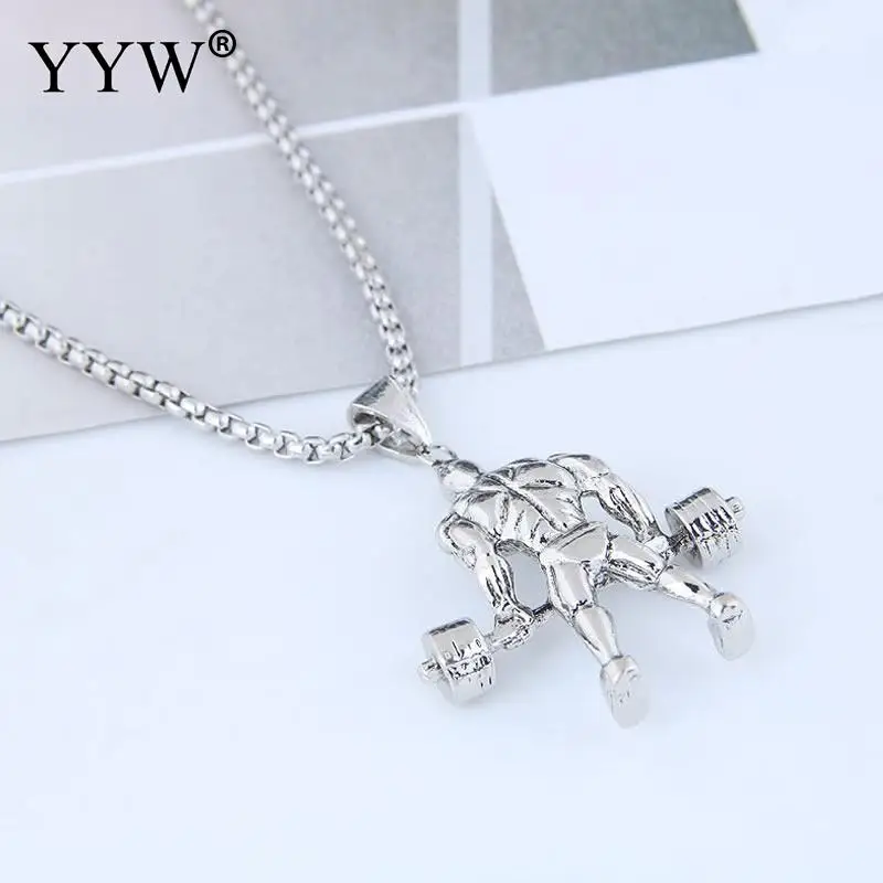 Уникальный дизайн ювелирные изделия для тренажерного зала фитнес Мужская