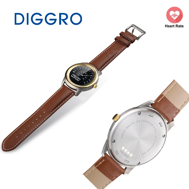 

Diggro LEM1 Smart Watch Bluetooth Mate HD Screen Siri Call Music Reminder for Android IOS Sports Partner Smartphone Anti-lost