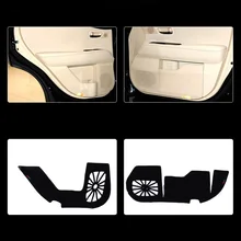 4 шт тканевая дверца защитные подстилки анти-кик декоративные колодки для Lexus RX 2004