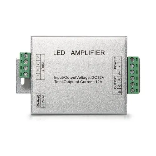 Amplificador de la sel del repetidor para клейкая luces светодиодный RGB, работающего на постоянном токе 12 В в 12A